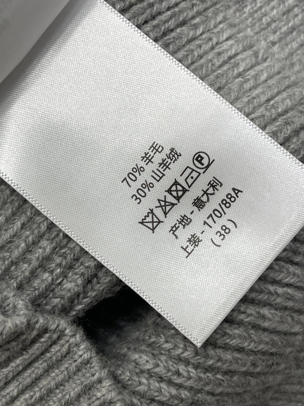 CD Signature Ribbed Sweater Wool