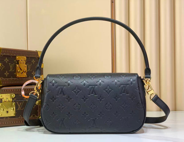 LV Pochette Métis Soft PM 25cm Monogram Empreinte Black Embossed Leather