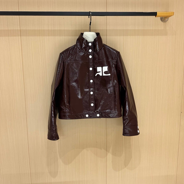 AC Reedition Vinyl Jacket Burgundy Sheepskin