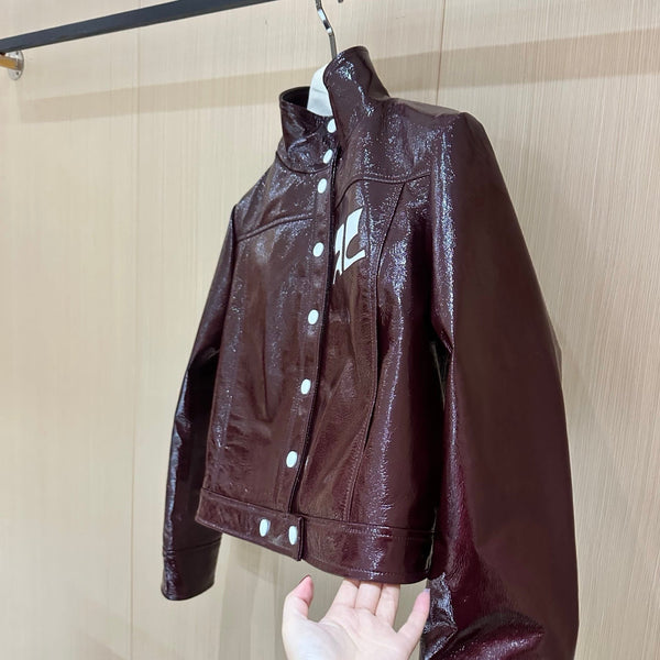 AC Reedition Vinyl Jacket Burgundy Sheepskin