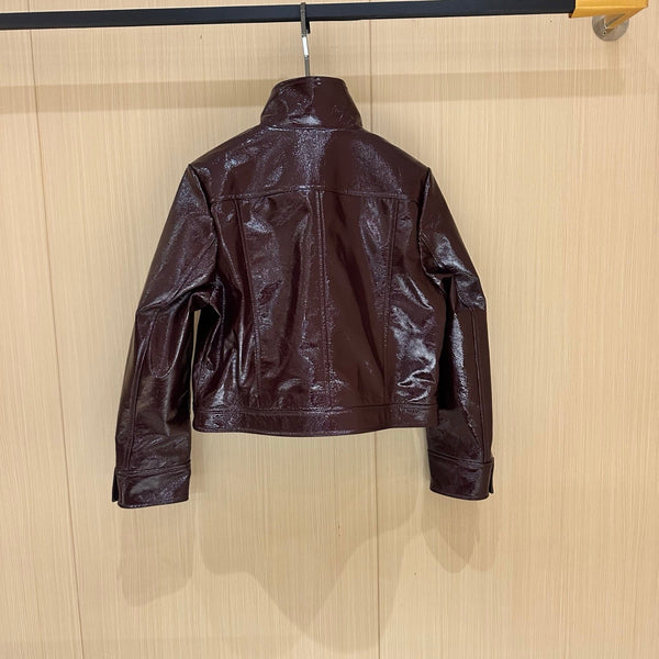 AC Reedition Vinyl Jacket Burgundy Sheepskin