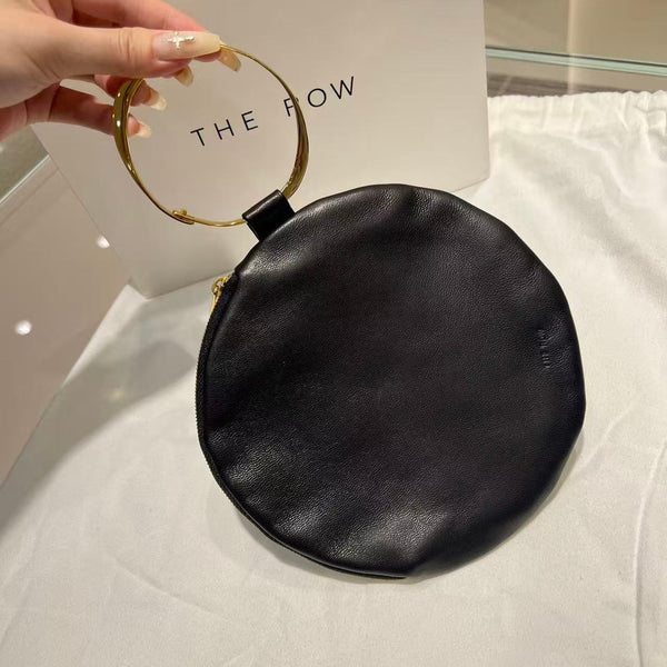 The Geo Bracelet Clutch 19cm Black Lambskin