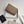 LW Anagram Trifold Wallet 12cm Brown Leather