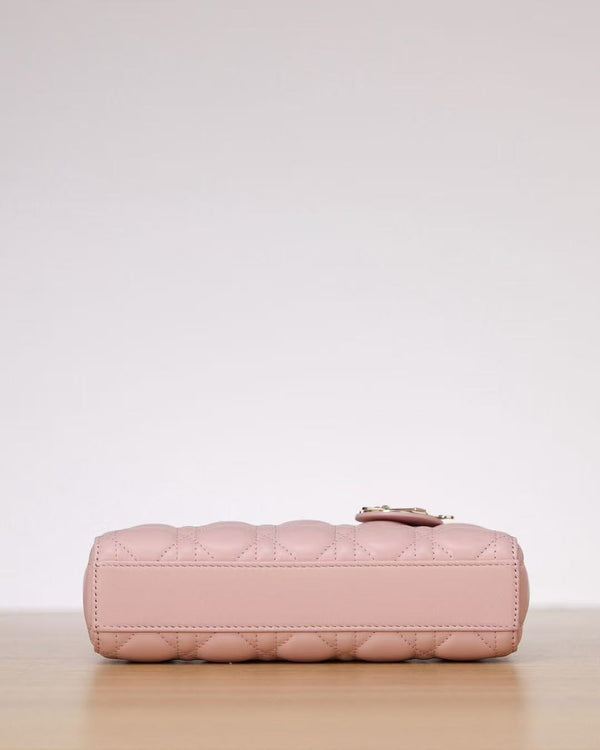CD Lady D-Joy 22cm Bag Pink Lambskin