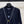 LV Contrast Accent Cardigan in Navy Blue Wool