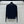 LV Contrast Accent Cardigan in Navy Blue Wool
