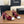 CC Slingback Pumps 8.5cm Burgundy Patent Calfskin