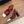 CC Slingback Pumps 8.5cm Burgundy Patent Calfskin