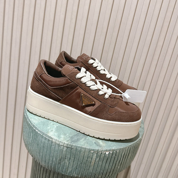 Prad 26s Downtown Sneakers Brown Re-Nylon Suede