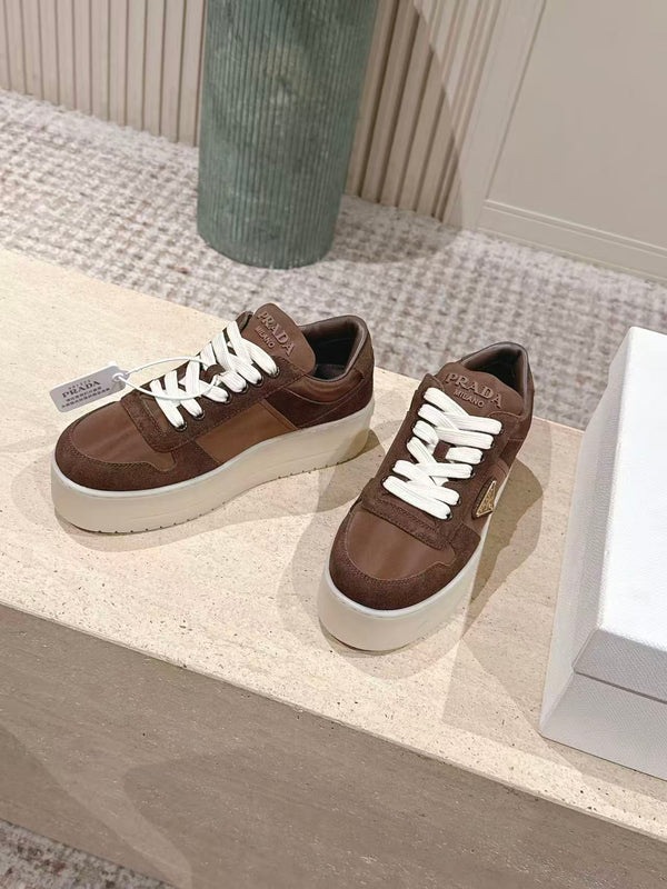 Prad 26s Downtown Sneakers Brown Re-Nylon Suede