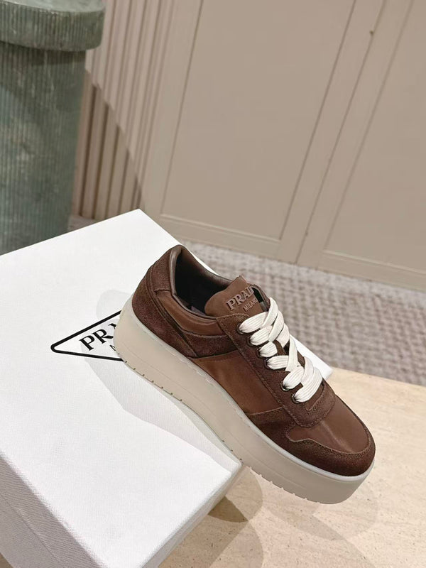 Prad 26s Downtown Sneakers Brown Re-Nylon Suede