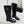 CC Buckle High Boots Black Cowhide