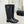 CC Buckle High Boots Black Cowhide