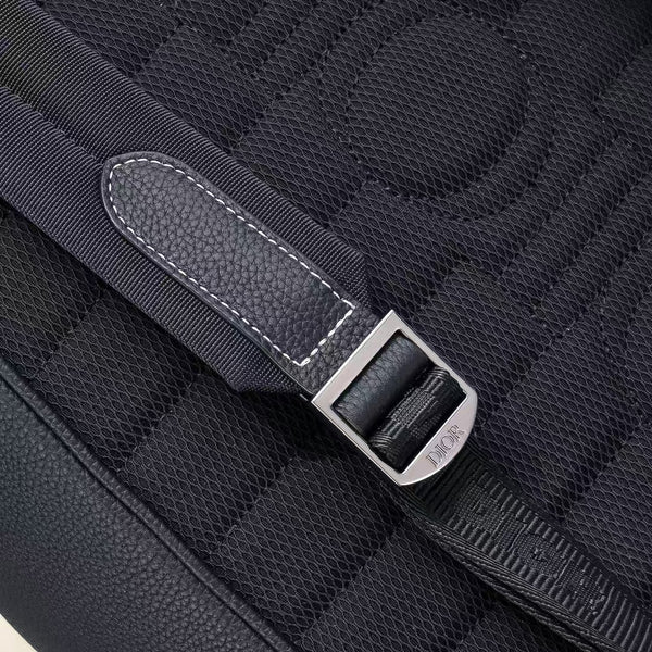 CD Saddle Backpack 40cm Black Calfskin