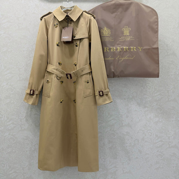 BRR Kensington Trench Coat Beige Cotton