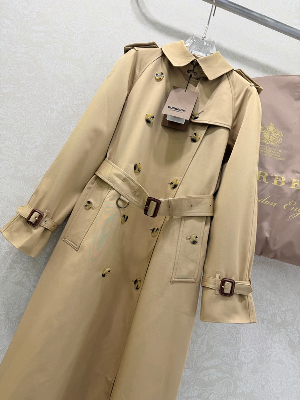BRR Kensington Trench Coat Beige Cotton