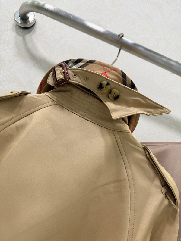 BRR Kensington Trench Coat Beige Cotton