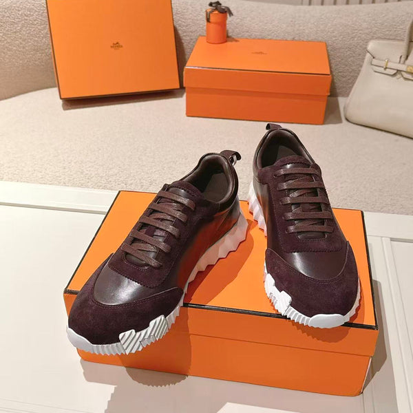 HM Unisex Bouncing Sneakers Suede Leather