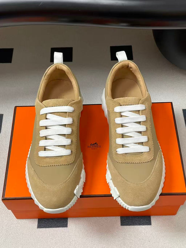HM Unisex Bouncing Sneakers Suede Leather