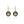LUCKY STAR GOLD MALACHITE EARRINGS