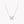CLASSIC BUTTERFLY SILVER DIAMOND NECKLACE