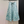 CD 2026 Bow Ruffled Lotus Flower Skirt Blue Cotton