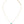 CLOVER MEDIUM TURQUOISE GOLD NECKLACE