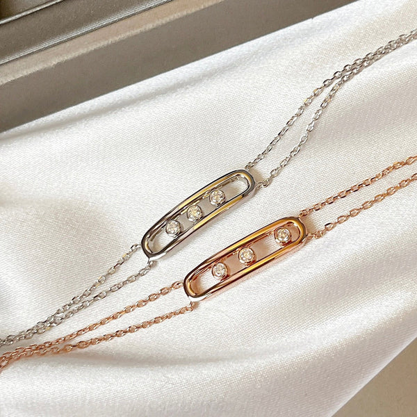 MOVE CLASSIQUE 3 DIAMONDS BRACELET