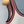 Dior 25 Black Red Neckline Viscose White Tank Top