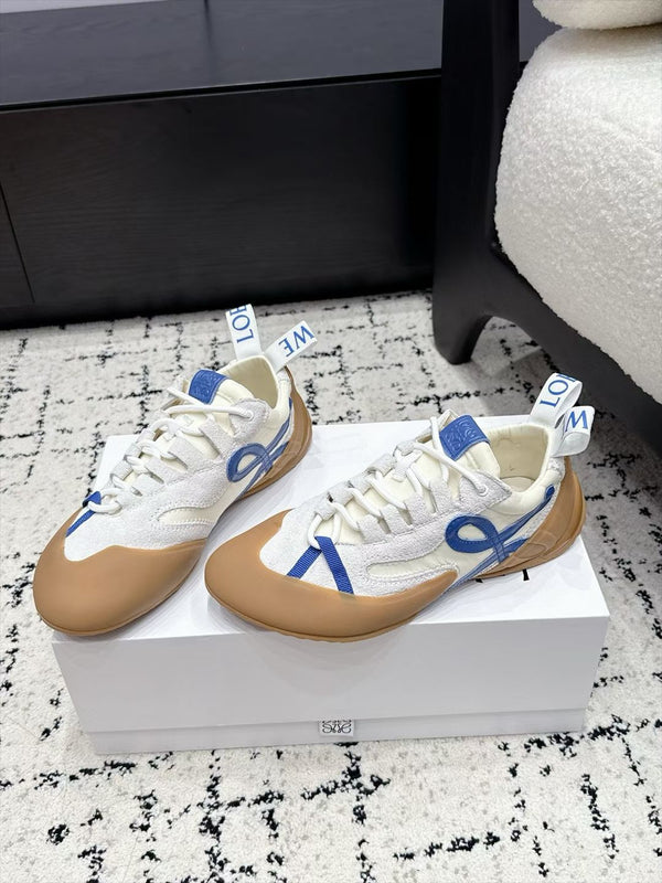 LW 26FW Climbing Sneakers Logo Detail Suede Leather 158196