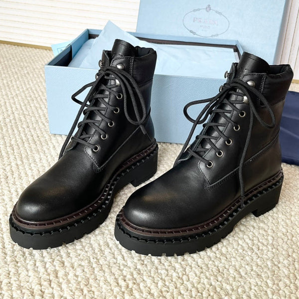 Prad 2026 Re-Nylon Ankle Boots Cowhide 149578