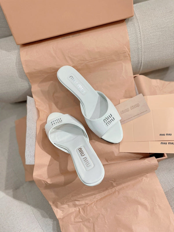 Miu 2026 Sandals 45mm Patent Leather 155493