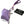 CC Purple And Beige Bag Charm