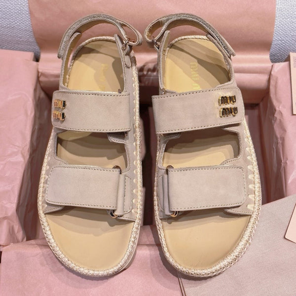 Miu 2026 Strappy Sandals Suede 155479