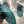 PRA 26S Mule Sneaker Teal Green Suede Canvas