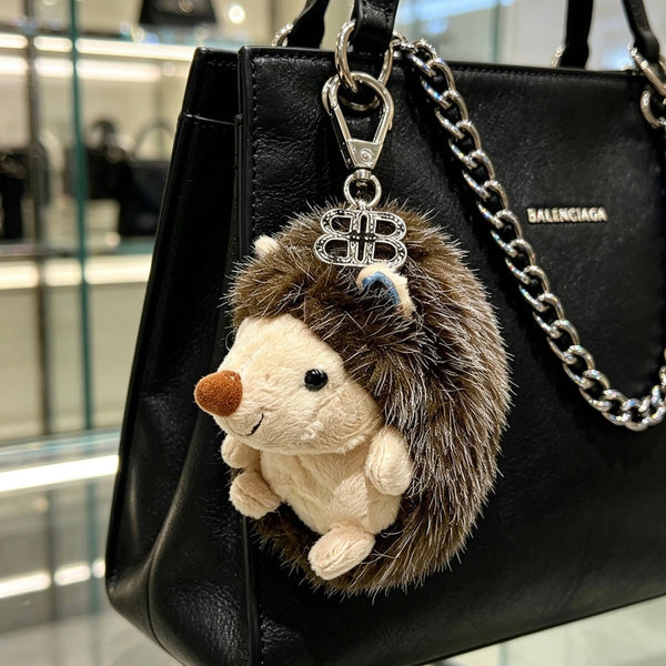 Balenciaga Plush Hedgehog Charm