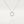LOVE NECKLACE ADJUSTABLE SILVER
