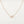 LOVE NECKLACE ROSE GOLD AND SILVER DIAMOND