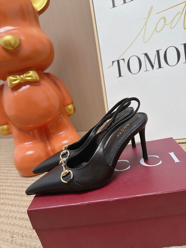 GG 26s Slingback Heels 10.5cm Lambskin