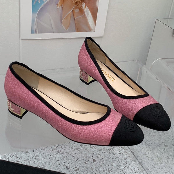 CC 2026 Pumps 30mm Glitter Fabric 162123