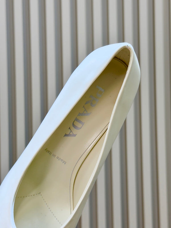 Prad 2026 Pointed Toe Pumps Patent Leather 151230