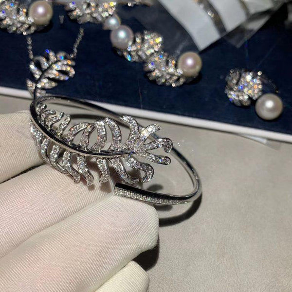 PLUME DE BRACELET SILVER DIAMOND