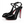 CL Jenlove Alta Pumps 120mm Patent Vog Leather Black