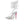 CL Sekmeta Alta 120mm Platform Sandals Iridescent Nappa Leather Silver