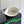 BV Small Dustbag 21cm Sea salt Intrecciato Calfskin Leather