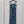 CD 25 Print Suspender Skirt Light Gray and Navy Blue Polyester