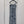 CD 25 Print Suspender Skirt Light Gray and Navy Blue Polyester