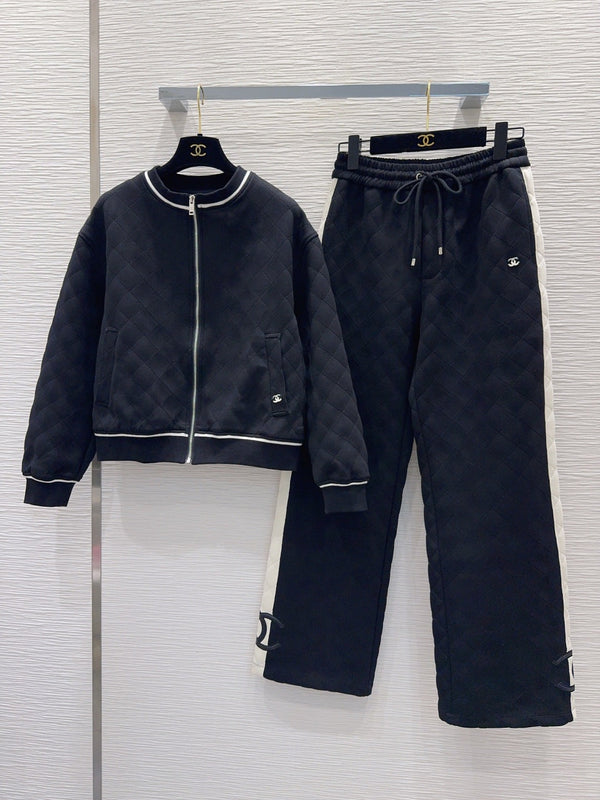 CC 26s Zip-Up Jacket Drawstring Pants Cotton 426410
