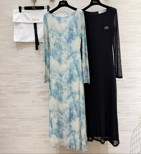 CD 26S Tie-Dye Mesh Maxi Dress 428195