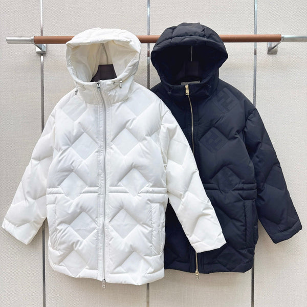 FF 26s Quilted Hooded Puffer Jacket Polyester 429131